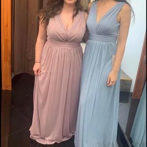 5 Dusty blue NWT bridesmaids dresses- all sizes